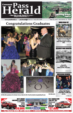 Crowsnest Pass Herald Front Page