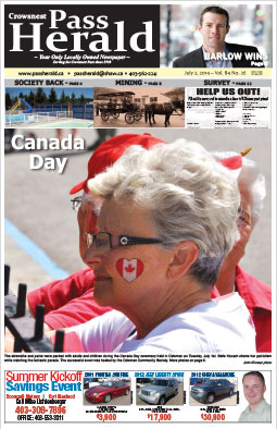 Crowsnest Pass Herald Front Page