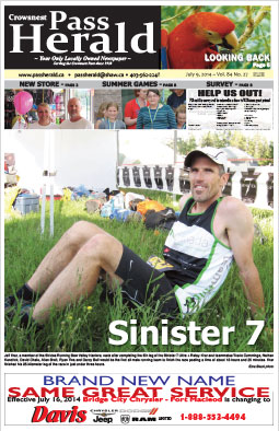 Crowsnest Pass Herald Front Page