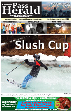 Crowsnest Pass Herald Front Page