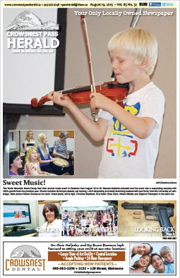 Crowsnest Pass Herald Front Page