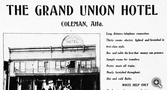 Crowsnest Pass Herald Front Page