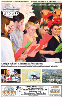 Crowsnest Pass Herald Front Page