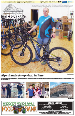 Crowsnest Pass Herald Front Page