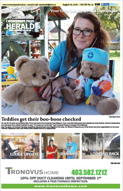 Crowsnest Pass Herald Front Page