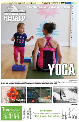 Crowsnest Pass Herald Front Page