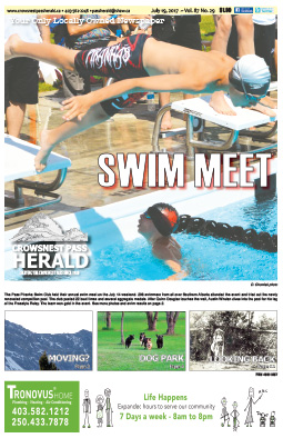 Crowsnest Pass Herald Front Page