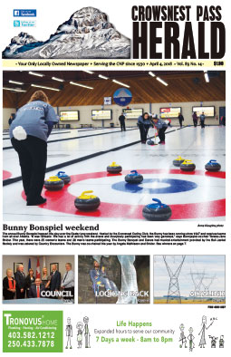 Crowsnest Pass Herald Front Page