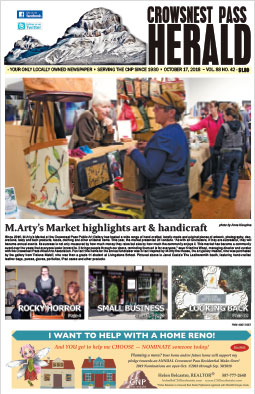 Crowsnest Pass Herald Front Page