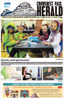 Crowsnest Pass Herald Front Page