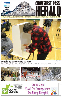 Crowsnest Pass Herald Front Page