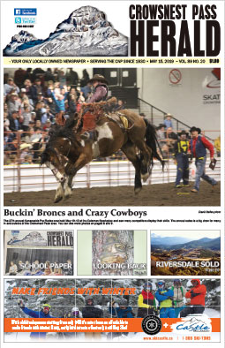 Crowsnest Pass Herald Front Page