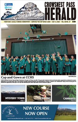 Crowsnest Pass Herald Front Page
