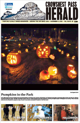 Crowsnest Pass Herald Front Page