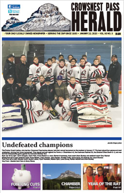 Crowsnest Pass Herald Front Page