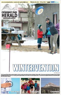 Crowsnest Pass Herald Front Page