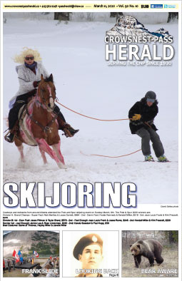 Crowsnest Pass Herald Front Page