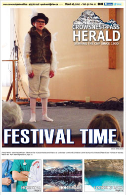 Crowsnest Pass Herald Front Page