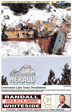 Crowsnest Pass Herald Front Page