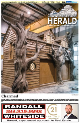 Crowsnest Pass Herald Front Page
